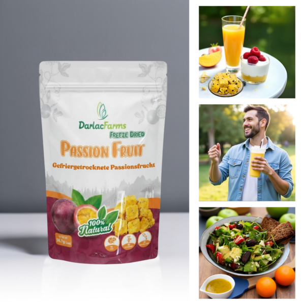 Gefriergetrocknete Passionsfrucht