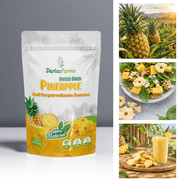 Gefriergetrocknete Ananas